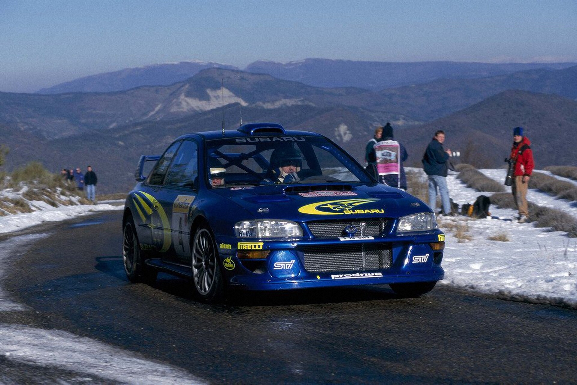 The Tamiya 1/24 Subaru Impreza WRC in Monte Carlo Rally Scheme